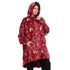 Snuggs Blanket Hoodie Red Christmas Tree